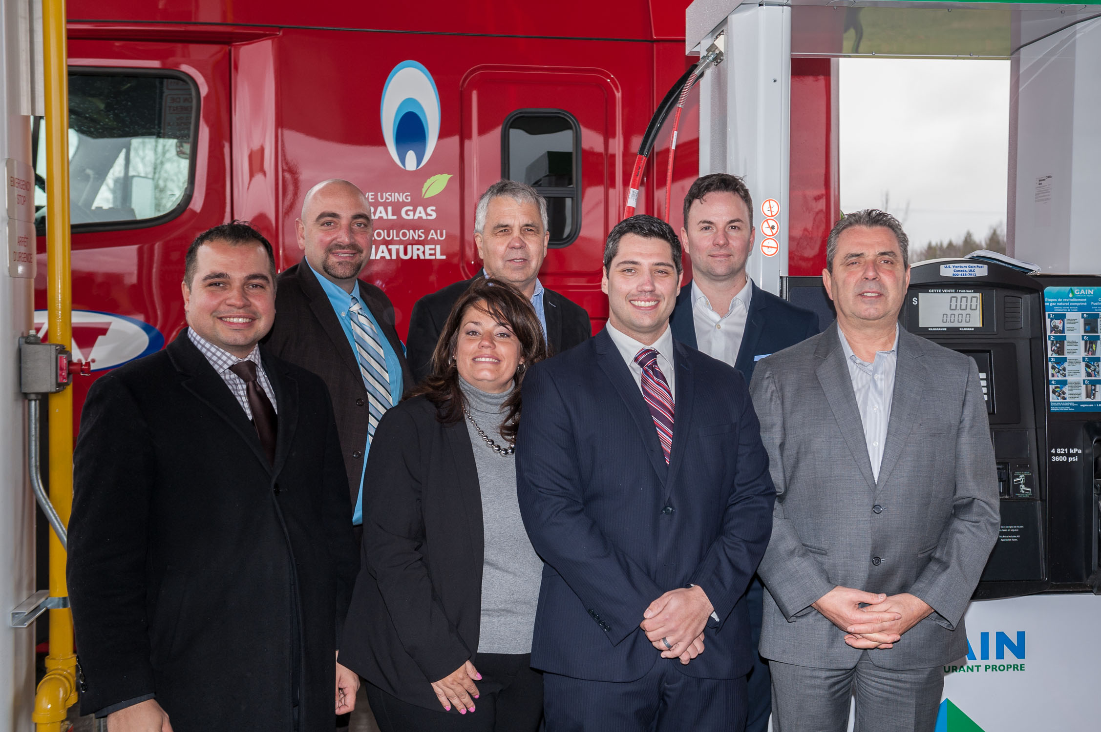 GAIN Clean Fuel celebrates opening of first CNG public station in Quebec