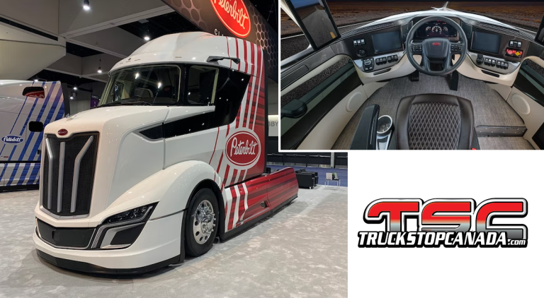 Peterbilt for the first time showcased its SuperTruck II