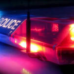 Ontario Truck Driver being arrested.