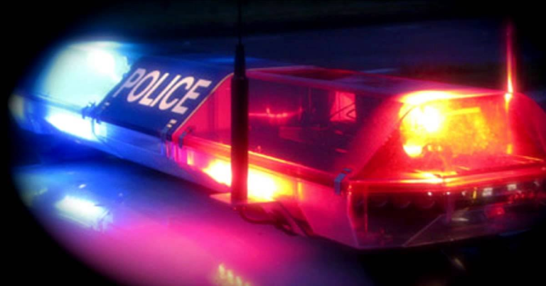 Ontario Truck Driver being arrested.
