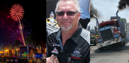 Luc Lafontaine announces the move of the Rodéo du Camion to Ontario, with a new track in Mattawa offering a unique experience for truck racing fans.