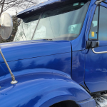 Truck driving school vehicle stopped by the Ontario Provincial Police (OPP) for significant safety violations, highlighting ongoing issues in driver training standards.