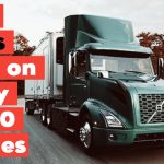A Volvo VN truck parked on a flat surface, representing one of the nearly 20,000 vehicles affected by the updated safety recall addressing an ECU issue that could impact critical braking and safety systems.