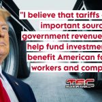 Donald Trump, imposing Tariffs that Could Disrupt Canadian Trucking and Trade Relations.