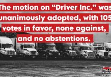 Motion Adopted at the National Assembly of Québec to Counter the Driver Inc. Scheme National Assembly of Québec adopts a motion to counter the Driver Inc. scheme, emphasizing fair competition and road safety in the trucking industry. Picture is showing a truck stop.