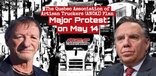 Over 5,200 Quebec artisan truckers, represented by ANCAI, are preparing to protest in Quebec City on May 14, 2025, denouncing government inaction on bulk transport regulation, corruption, and threats to regional carriers.