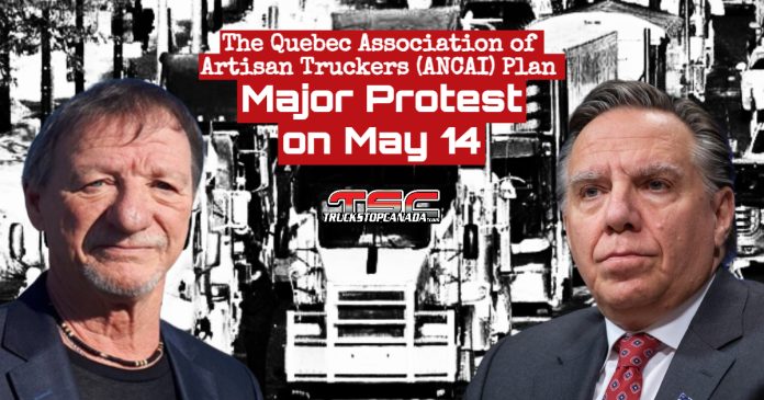 Over 5,200 Quebec artisan truckers, represented by ANCAI, are preparing to protest in Quebec City on May 14, 2025, denouncing government inaction on bulk transport regulation, corruption, and threats to regional carriers.
