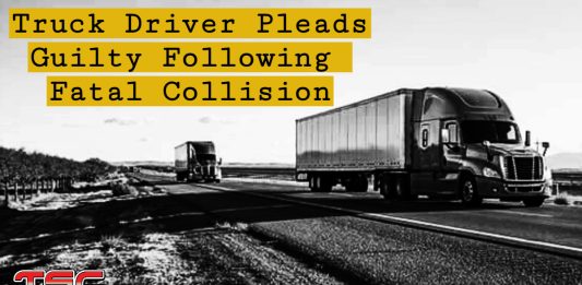 Gurjinder Singh, a 34-year-old truck driver from Ontario, pleaded guilty on Monday at the Rivière-du-Loup courthouse in connection with a fatal accident that occurred in April 2024. (Photo : Trucks on a highway).