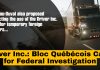 Driver Inc.: Bloc Québécois Calls for Federal Investigation Xavier Barsalou-Duval, Bloc Québécois MP, calls on Ottawa to launch a federal investigation into the Driver Inc. scheme affecting the trucking industry in Québec and Ontario.