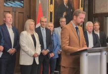 The trucking industry and Mr. Barsalou-Duval call for an investigation and reform measures in Ottawa Xavier Barsalou-Duval surrounded by industry leaders including Marc Cadieux, Jean-Claude Daigneault, Éric Gignac, Yvan Domingue, and Réal Gagnon at a Bloc Québécois press conference in Ottawa on trucking reform.