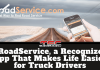 4RoadService, a Recognized App That Makes Life Easier for Truck Drivers Promotional banner for 4RoadService.com featuring the text “The Fast Way to Find Road Service” and “4RoadService, a Recognized App That Makes Life Easier for Truck Drivers.”