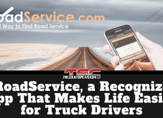 4RoadService, a Recognized App That Makes Life Easier for Truck Drivers Promotional banner for 4RoadService.com featuring the text “The Fast Way to Find Road Service” and “4RoadService, a Recognized App That Makes Life Easier for Truck Drivers.”