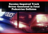 Cocaine-Impaired Truck Driver Convicted in Fatal Pedestrian Collision Cocaine-Impaired Truck Driver Convicted in Fatal Pedestrian Collision (police lights).